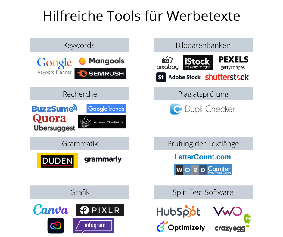 Klicke hier um die Tools zu sehen