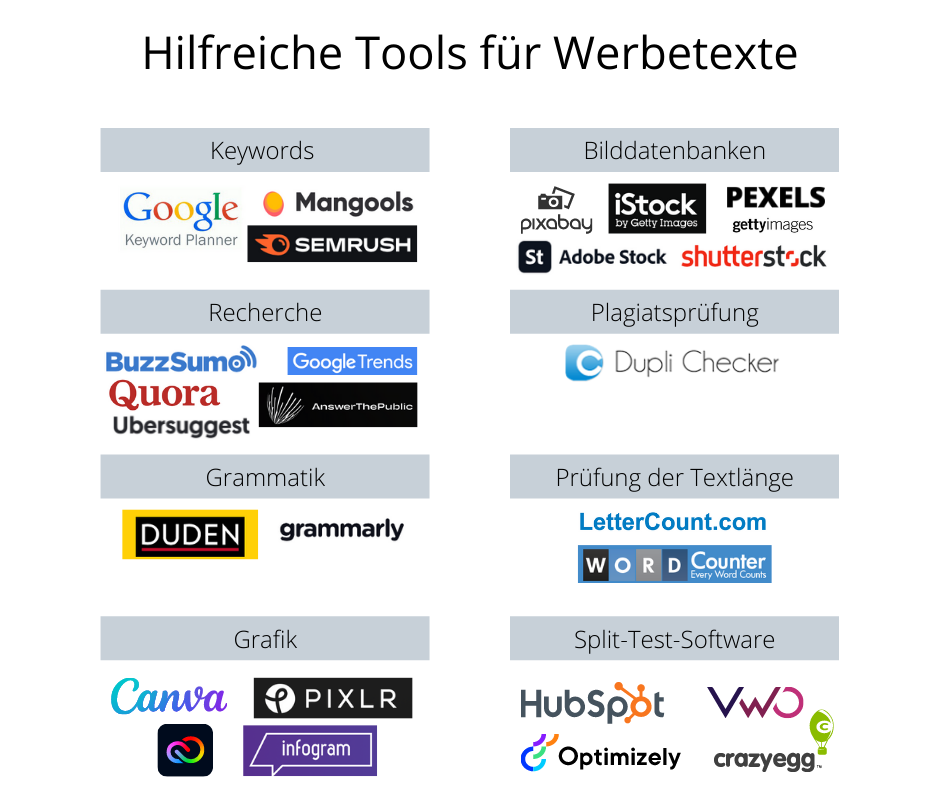 Klicke hier um die Tools zu sehen