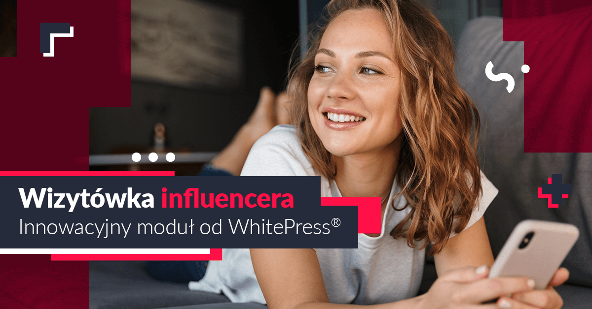 wizytówki influencerów w whitepress