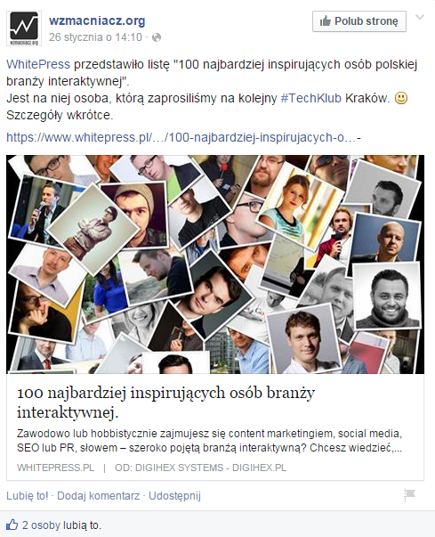 wzmacniacz org - 100 inspirujących osób branży intaraktywnej