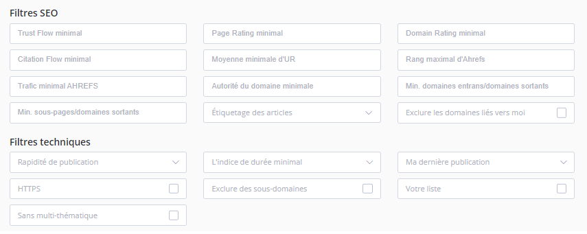 FR filters division part 2