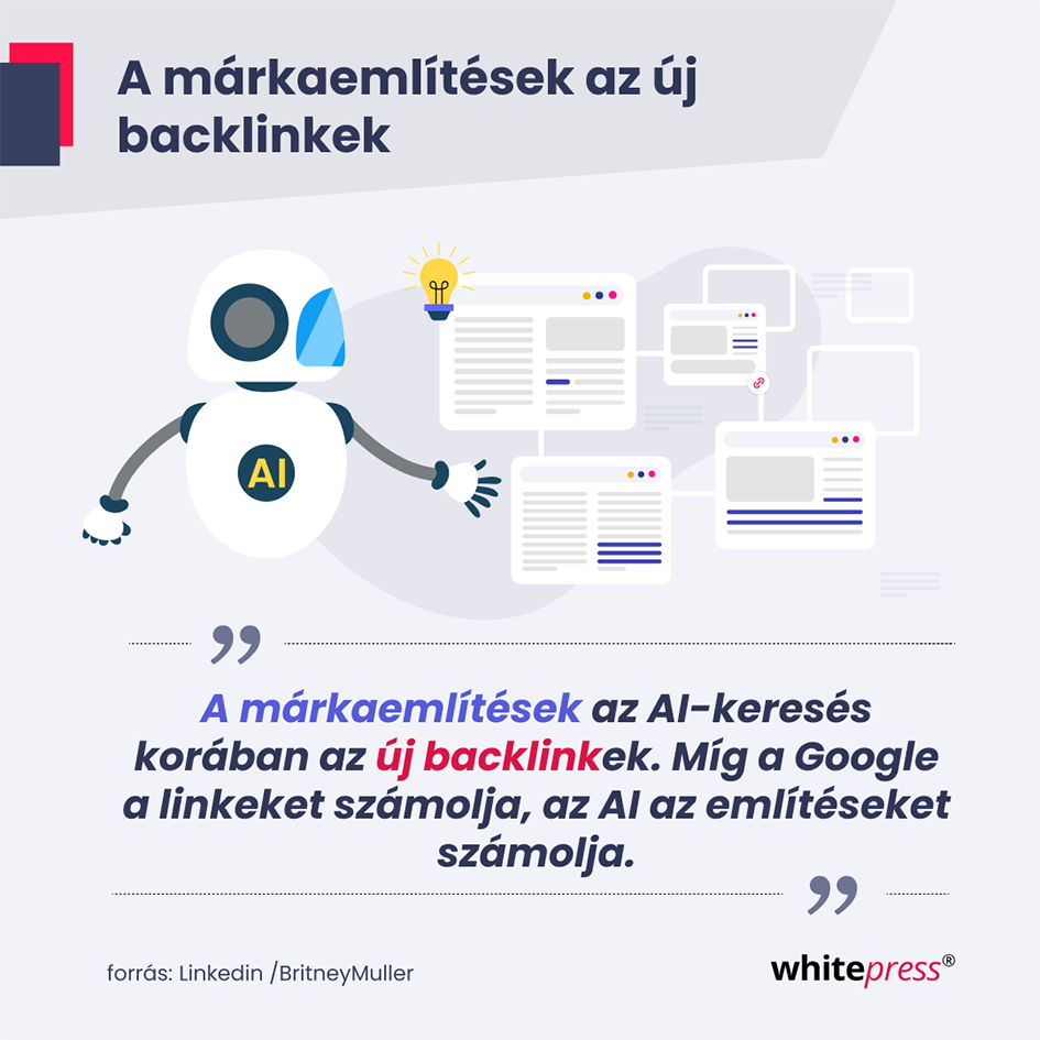 a márkaemlítések az új linképítés