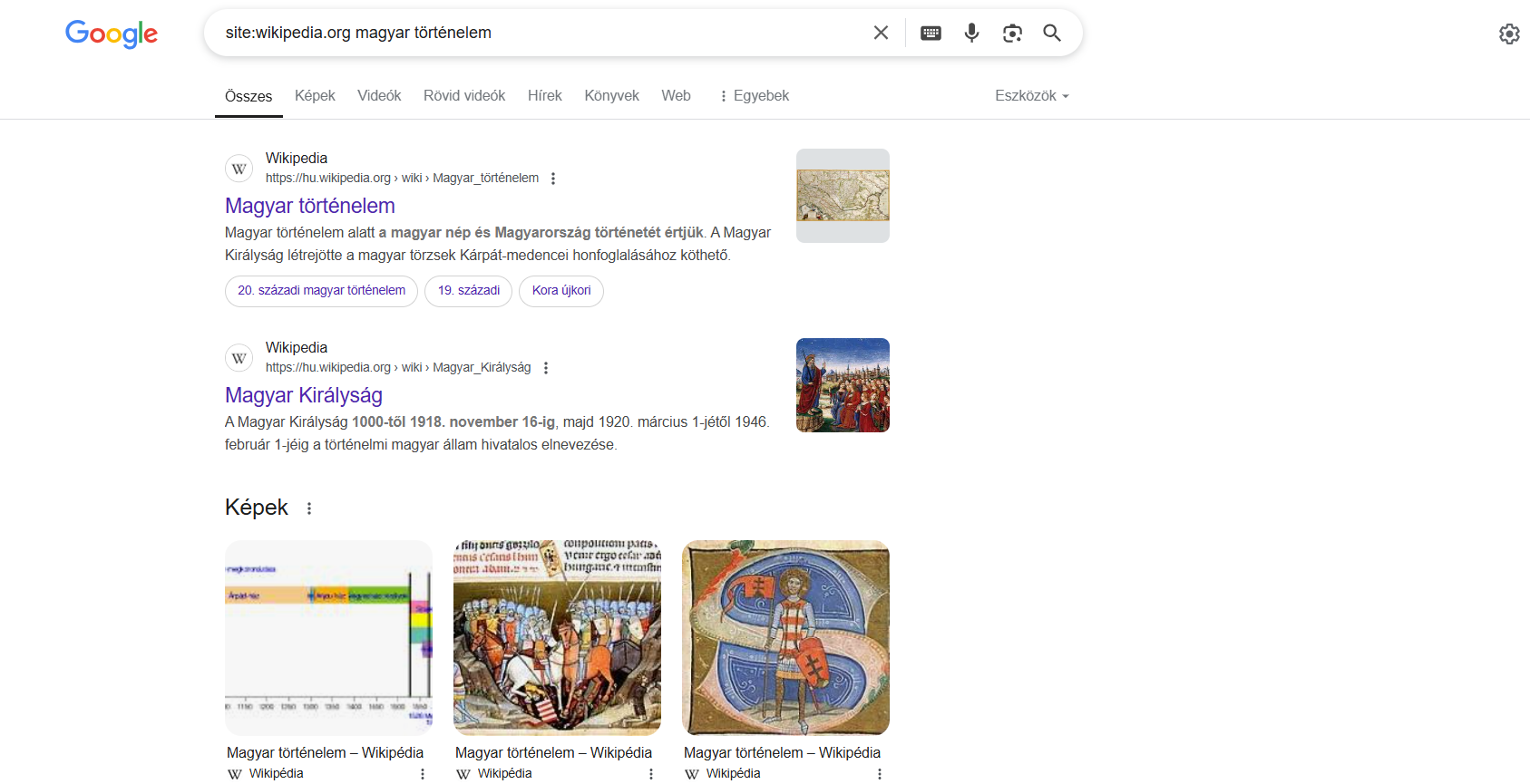 site: operátor