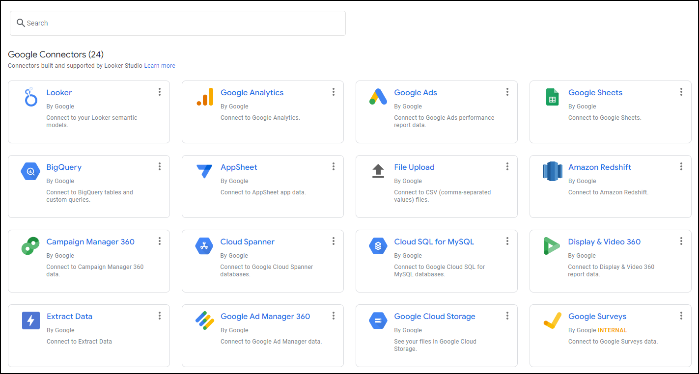 Google Connectors