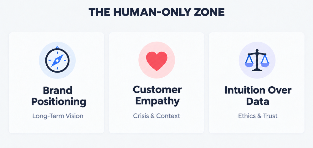 Human only zone - infographic