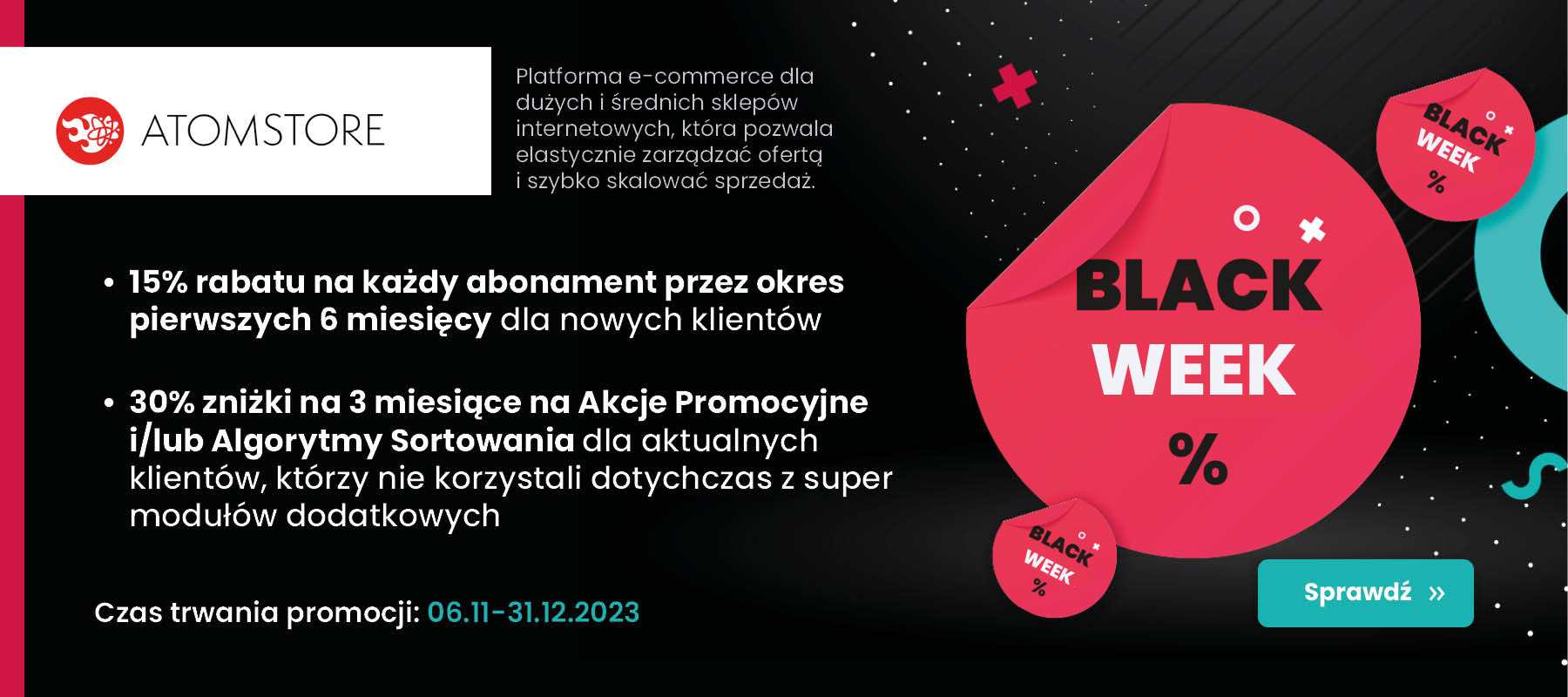 Promocja AtomStore Black Week 2023