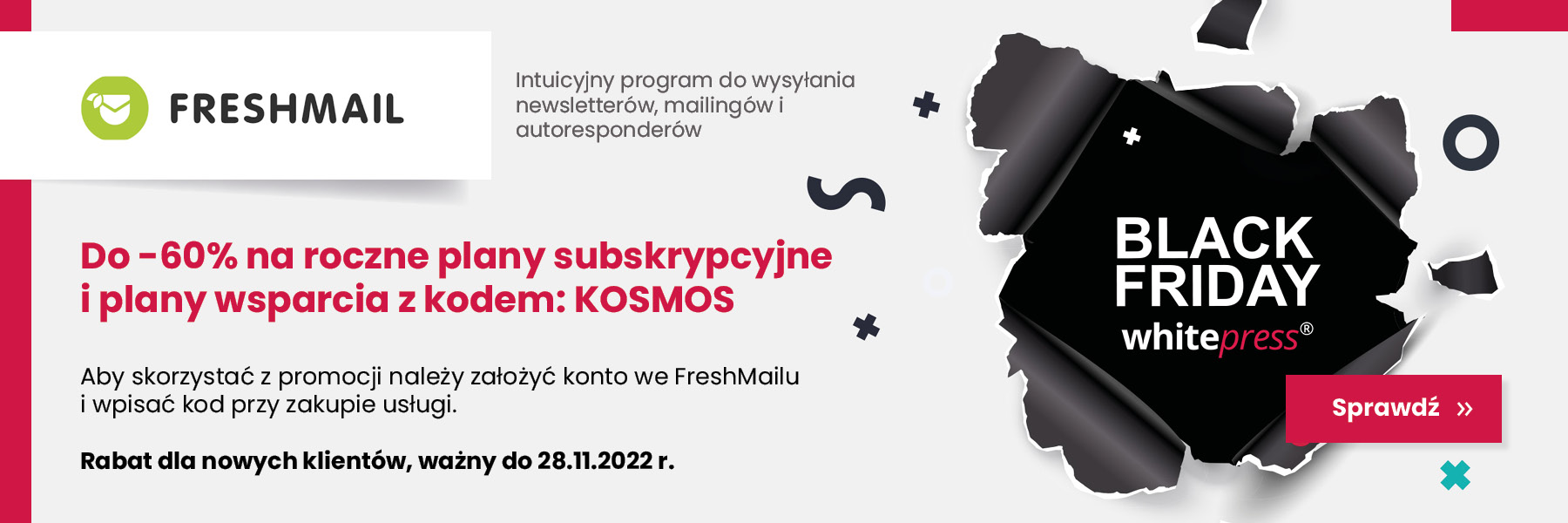 Freshmail promocja Black Friday 2022