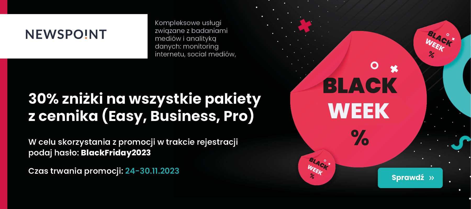 Newspoint promocja Black Week 2023