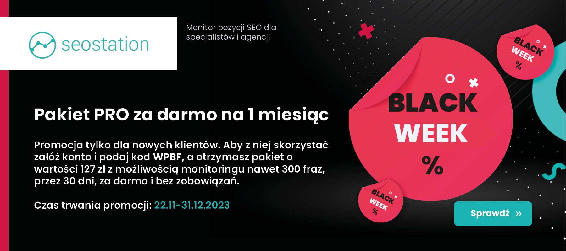 SeoStation promocja Black Week 2023