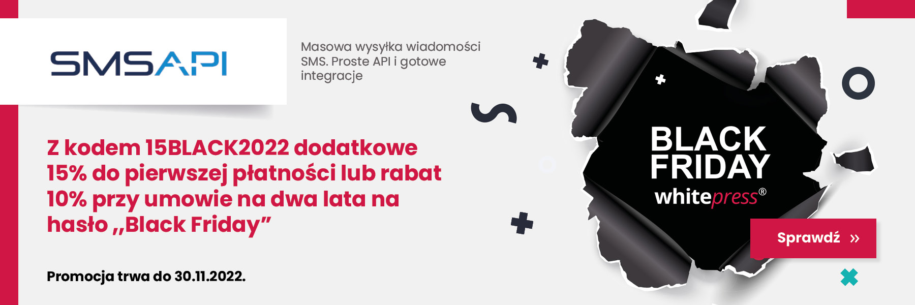 Promocja SMSapi Black Friday 2022