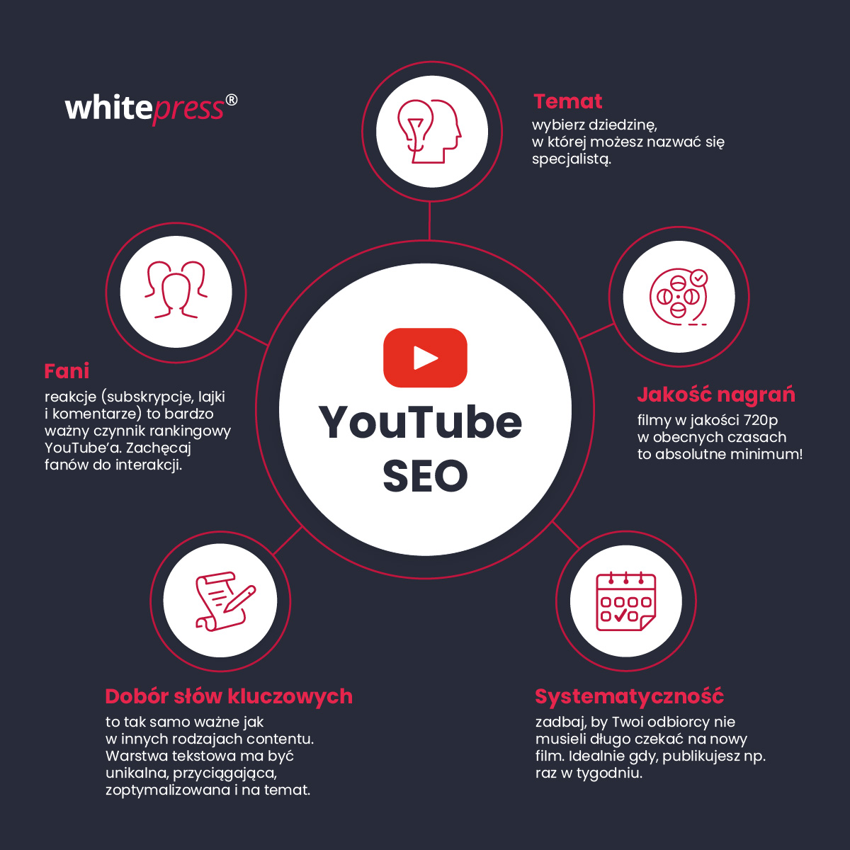 Infografika YouTube SEO