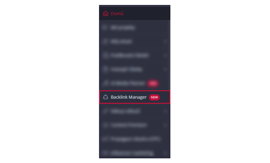 Backlink Manager in Platform