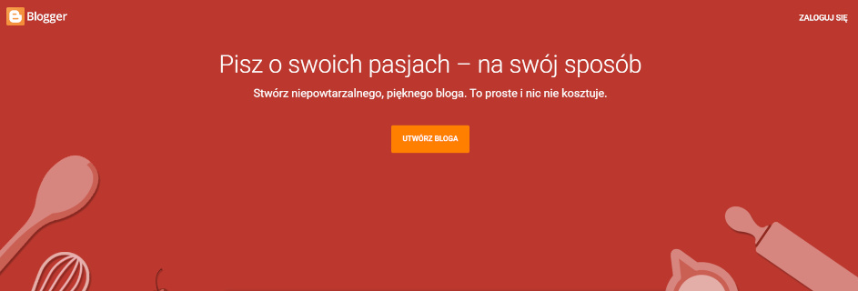 Blogger - utwórz bloga na blogspocie