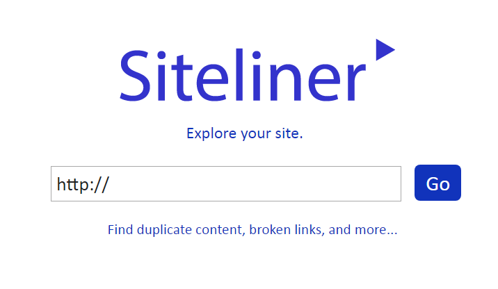 screen z wyszukiwarki siteliner