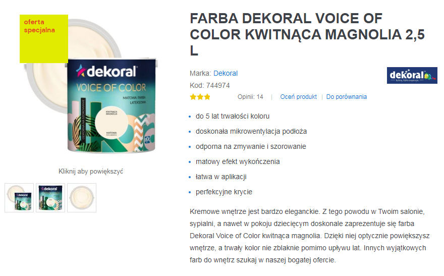 screen z dekoral kwitnąca magnolia