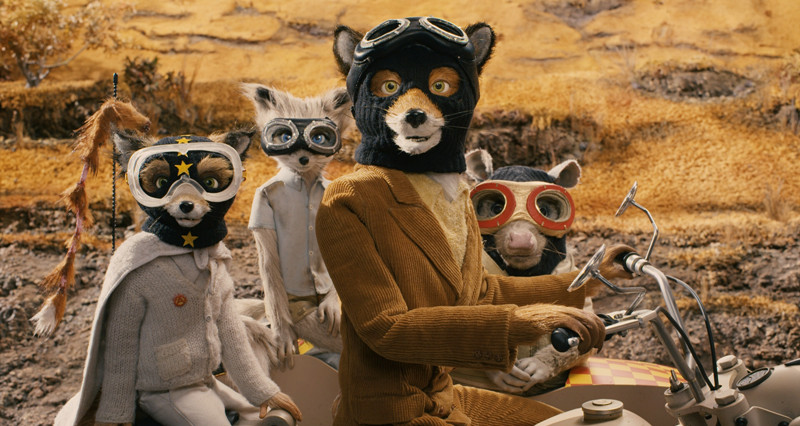 kolory w filmach Andersona - screen z filmu Fantastic Mr. Fox