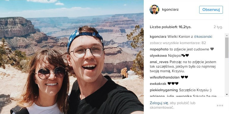 Krzysztof Gonciarz influencer