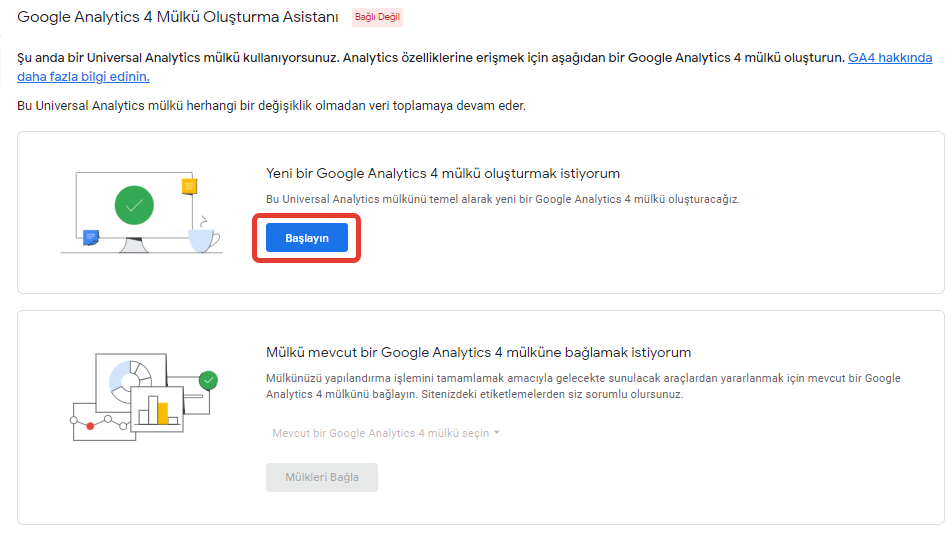 google analytics 4 hesabı nasıl açılır