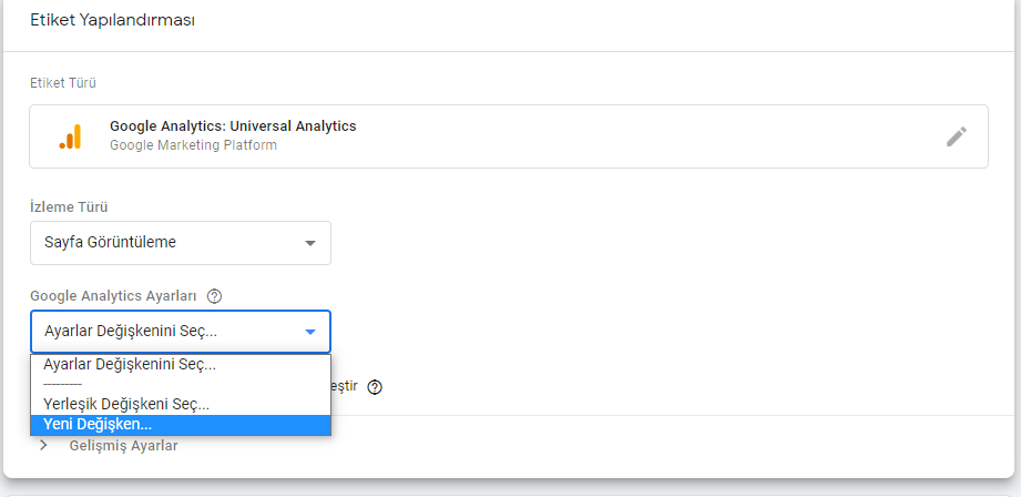 google tag manager kullanarak google ua hesabı nasıl bağlanır 8