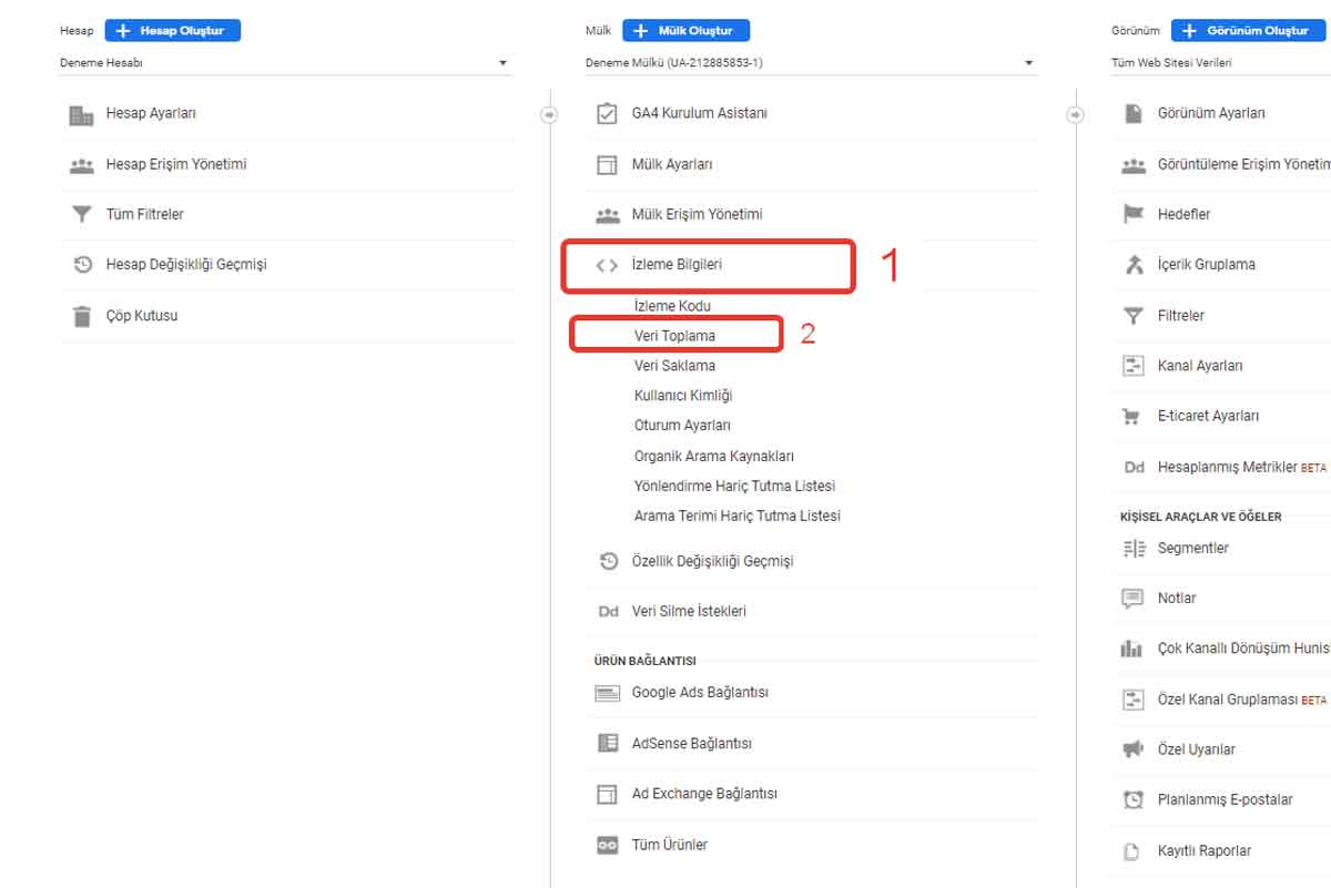 google analytics ile kitle nasıl oluşturulur 