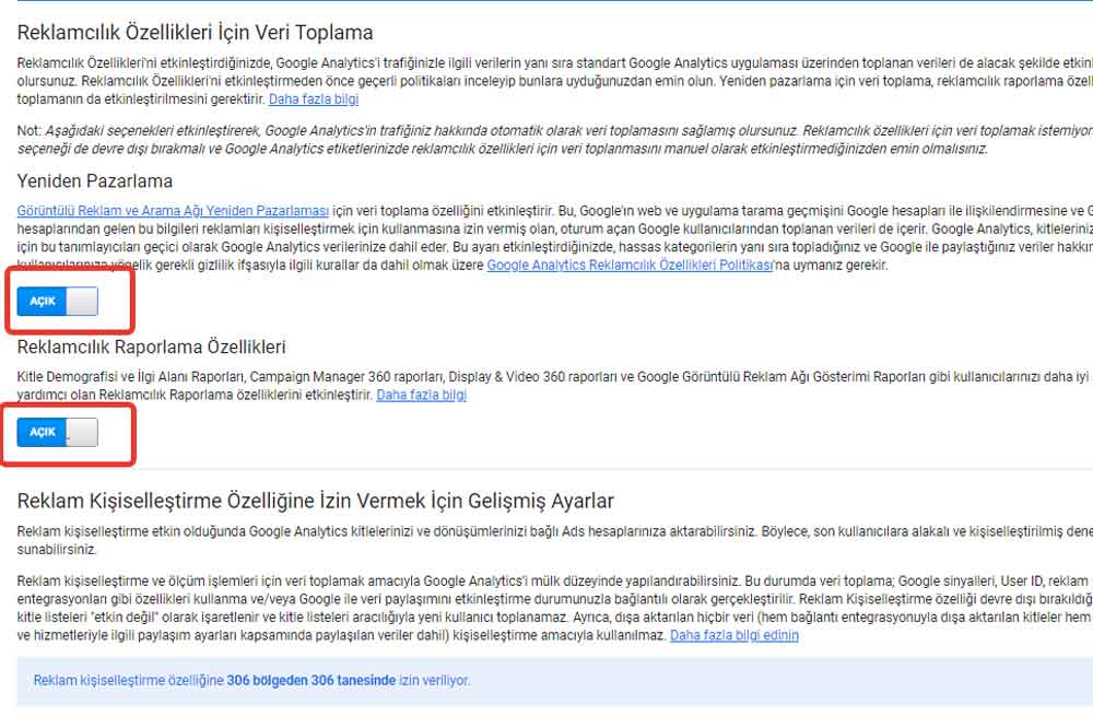 google analytics ile kitle nasıl oluşturulur 2