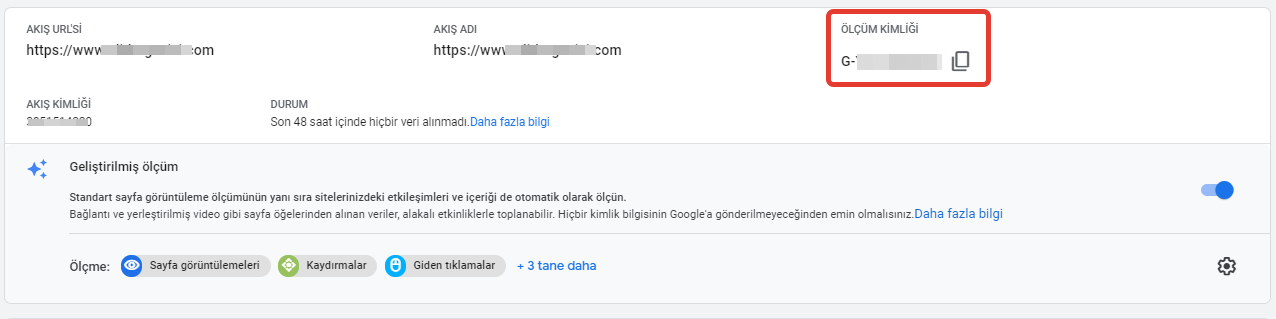 google analytics kurulumu nasıl yapılır ekran görüntüsü 2