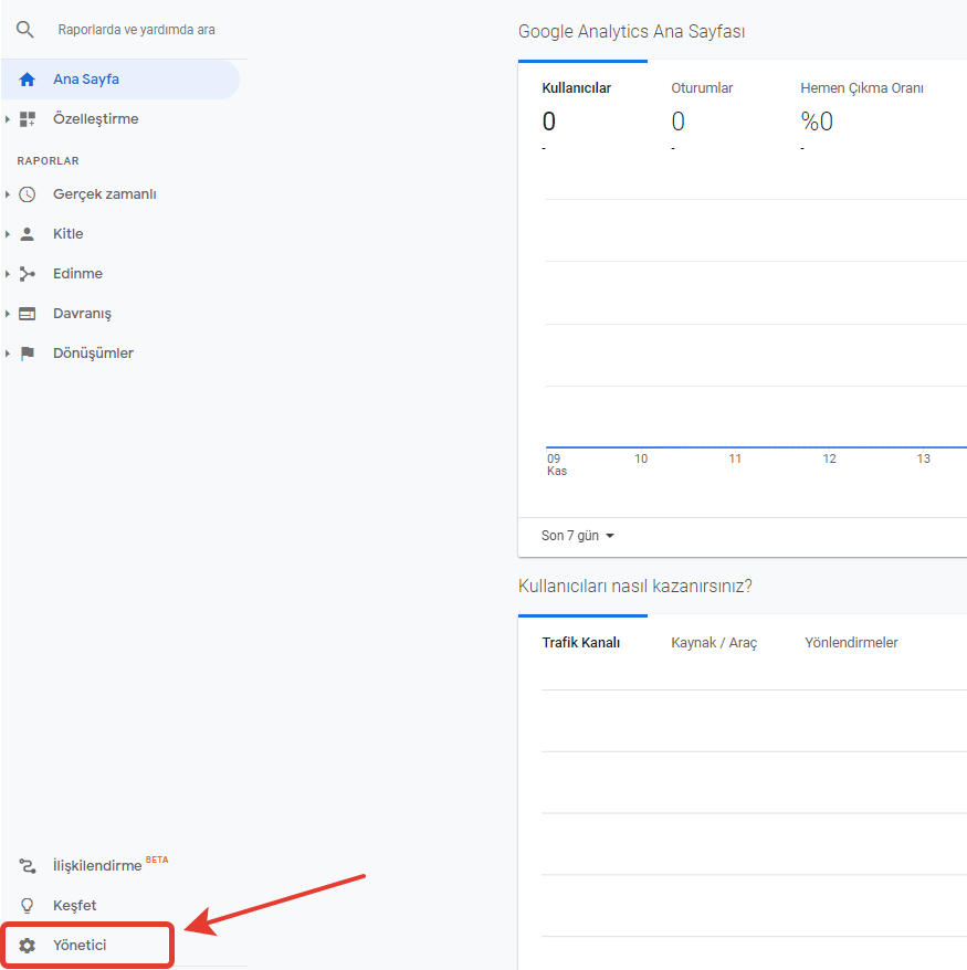 google analytics ile google search console nasıl bağlanır 1 