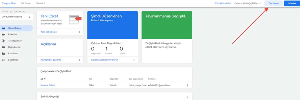 google tag manager kullanarak google analytics kodu nasıl eklenir 11