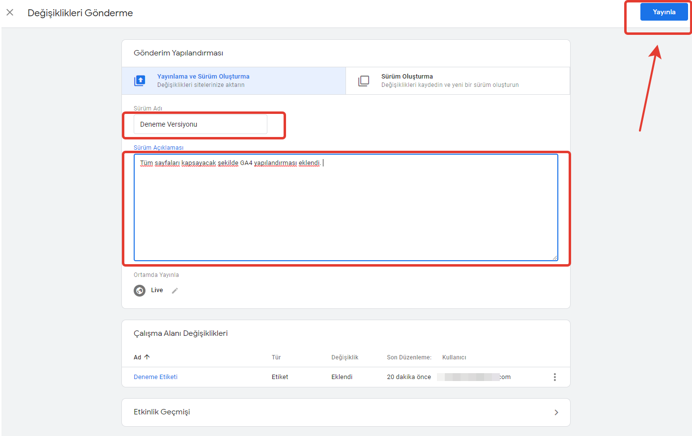 google tag manager kullanarak google analytics kodu nasıl eklenir 15