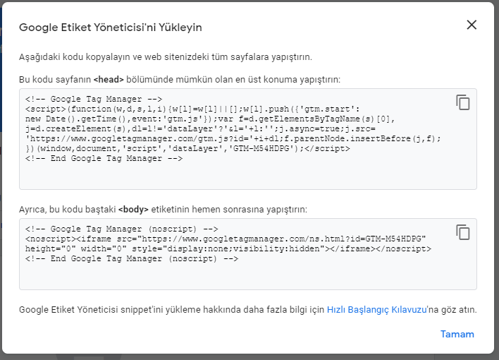 google tag manager kullanarak google analytics kodu nasıl eklenir 3