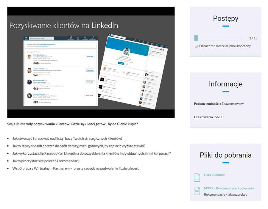 Pozyskiwanie klientów za pośrednictwem portalu LinkedIn