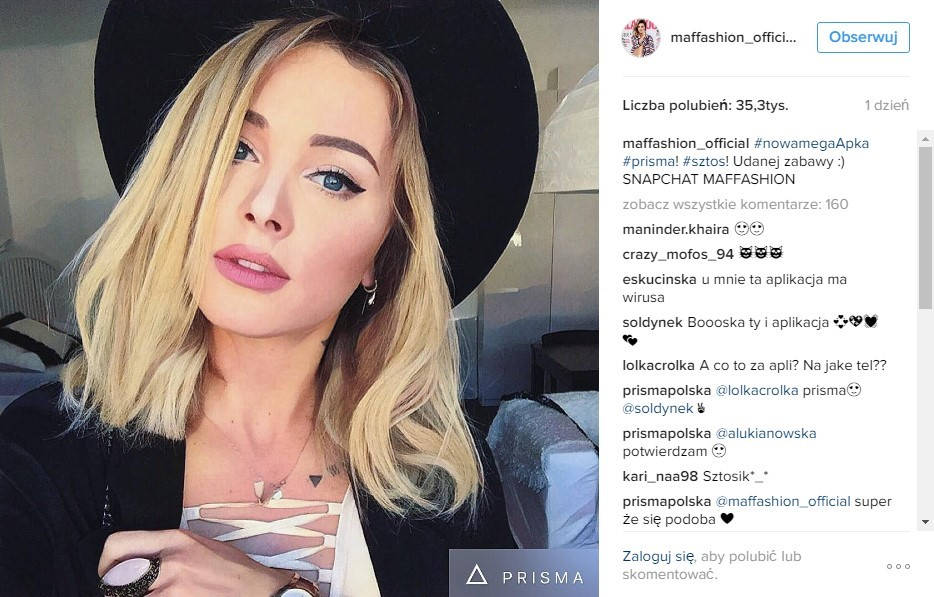 Maffashion - profil influencerki