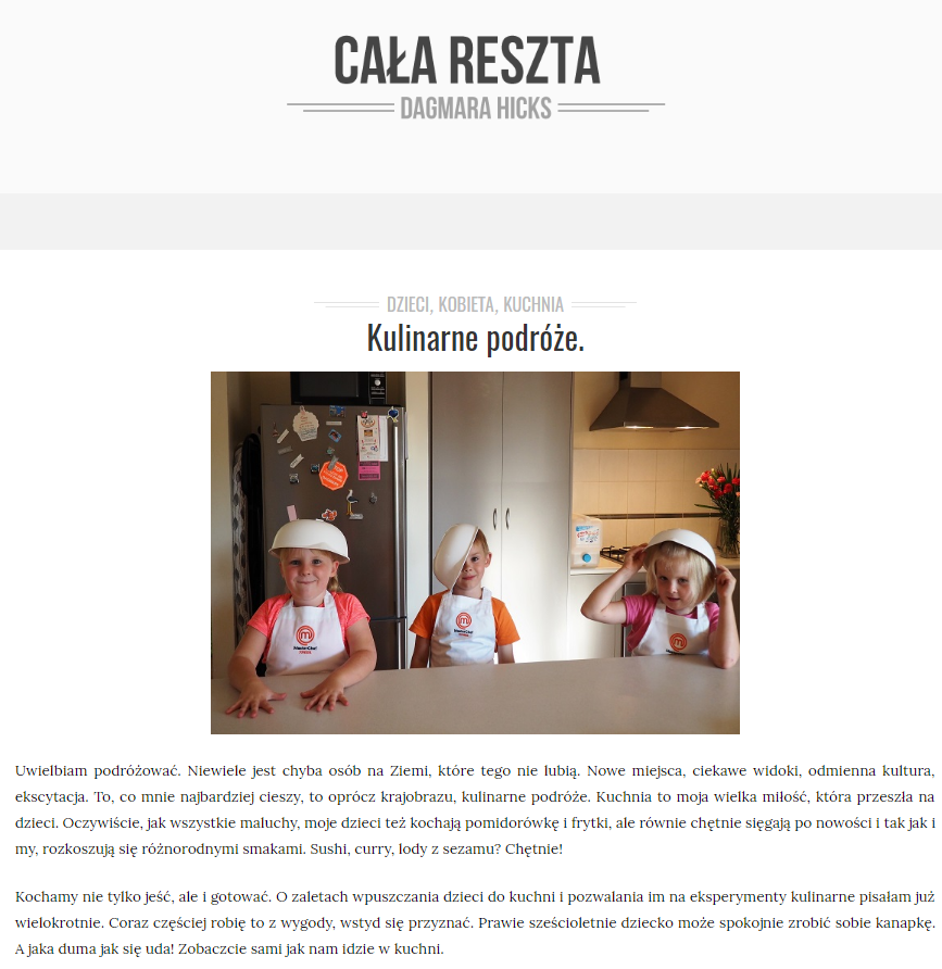 blog Cała Reszta