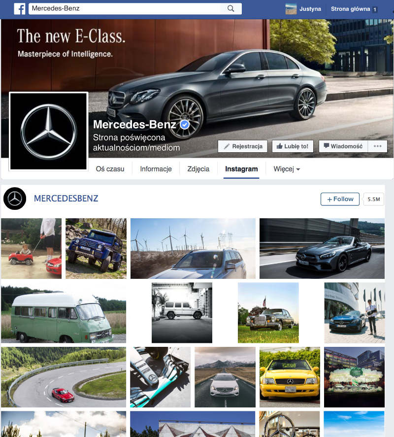 Mercedes-Benz - social media 