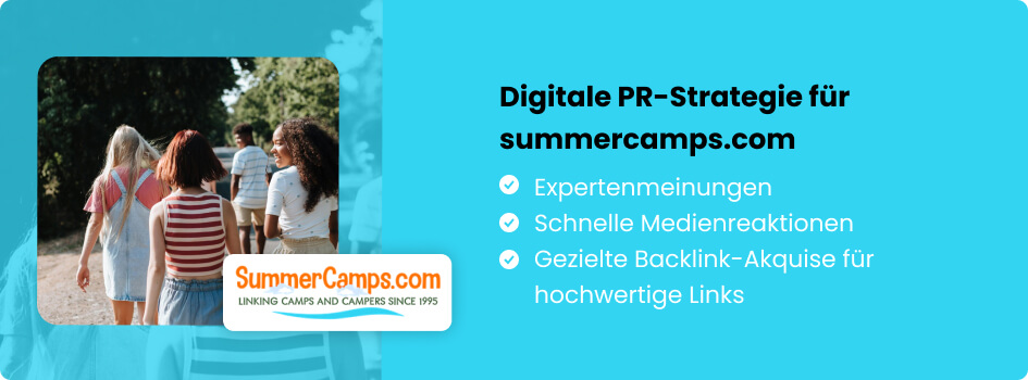 SummerCamps.com digital PR