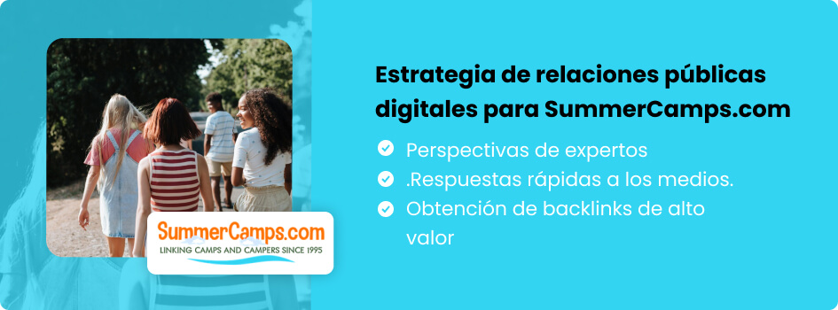 SummerCamps.com digital PR