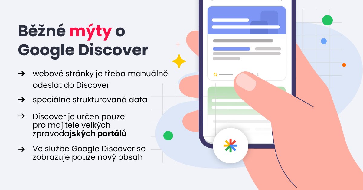 Běžné mýty o&nbsp;Google Discover