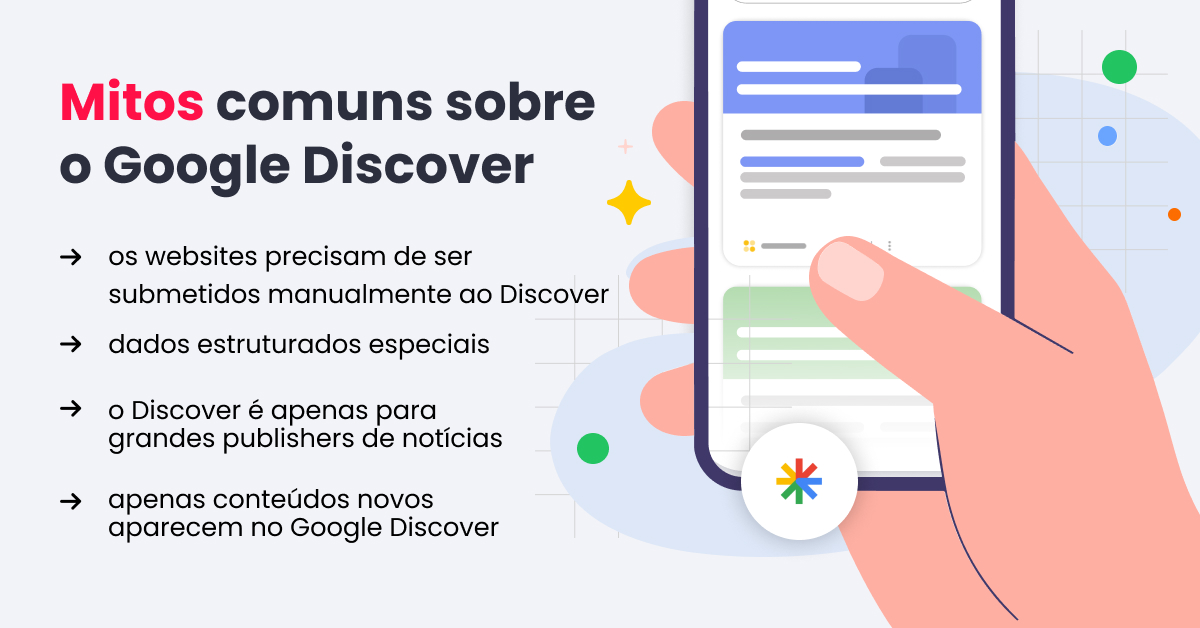 Mitos comuns sobre o Google Discover