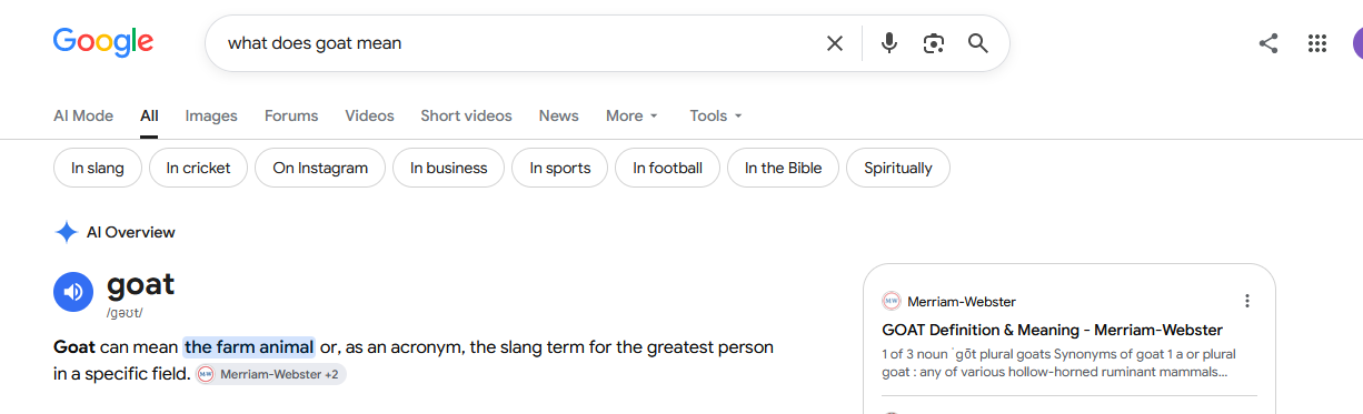 AI Overviews in Google