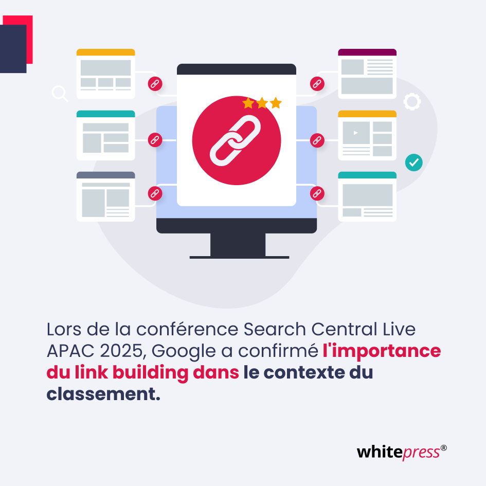 Google a confirmé l'importance de la création de liens