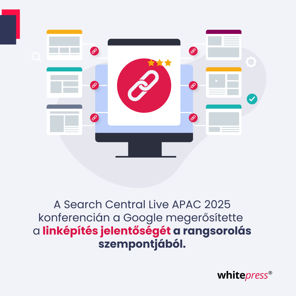 A linképítés jelentőségének megerősítése a Google-től