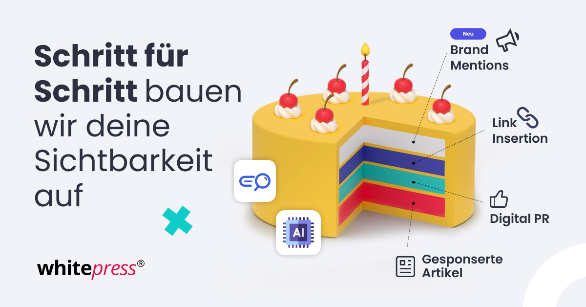 Schritt für&nbsp;Schritt bauen wir deine Sichtbarkeit auf