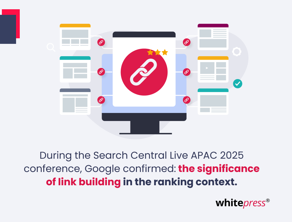 Google confirmed the importance of link building