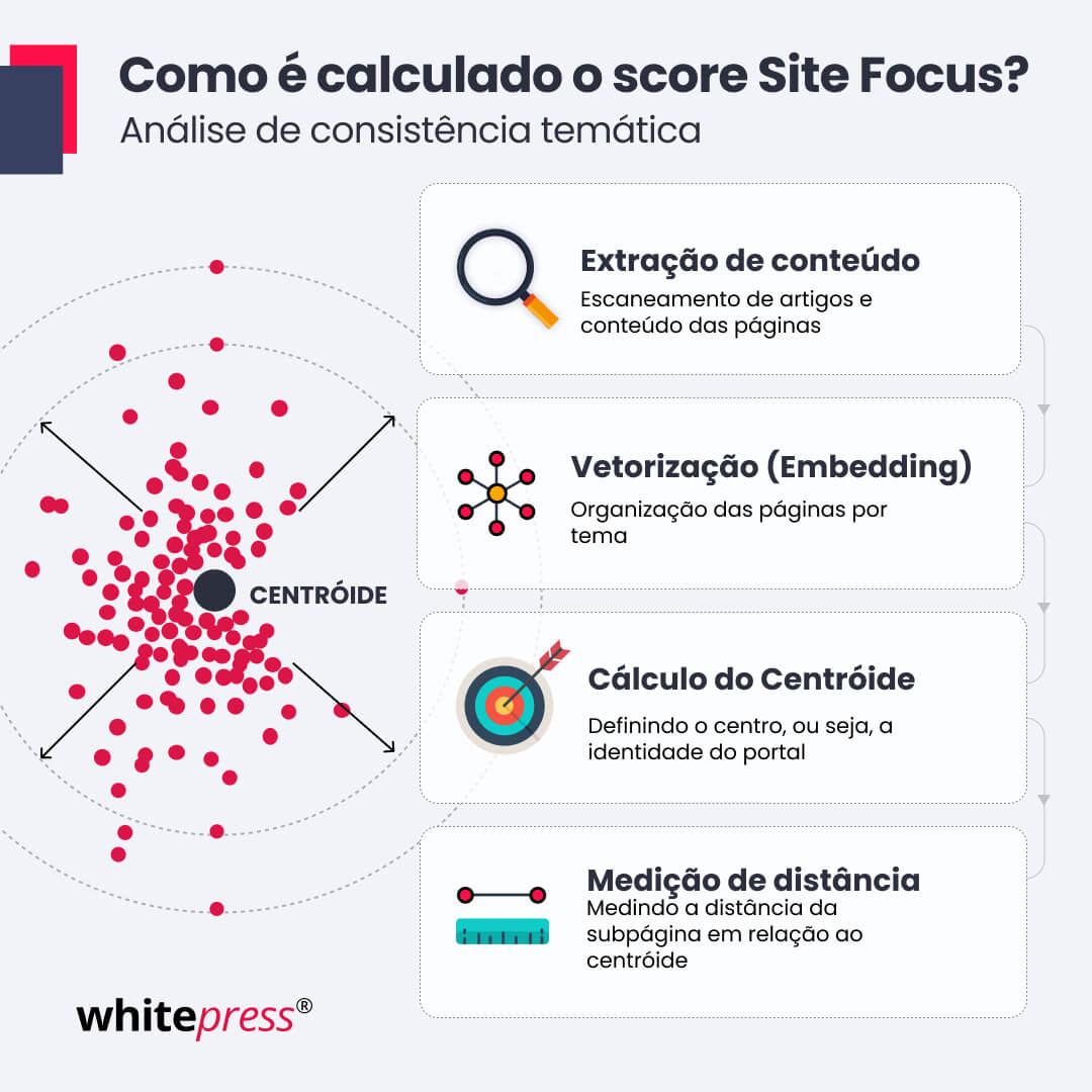 Como o score de&nbsp;Site Focus é calculado?
