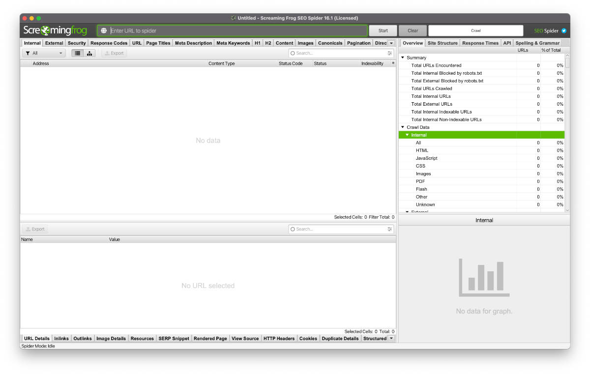Screaming Frog SEO Spider