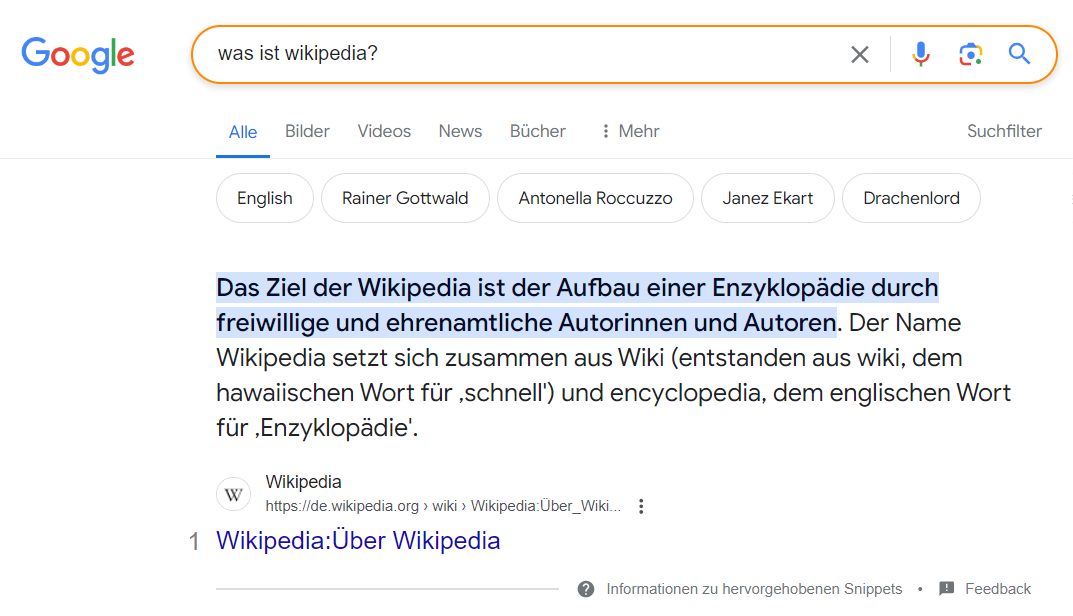 Featured Snippet