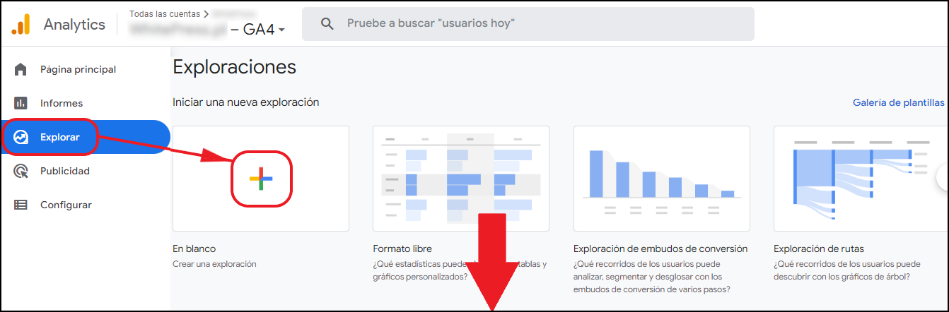 Cómo crear segmentos en GA4