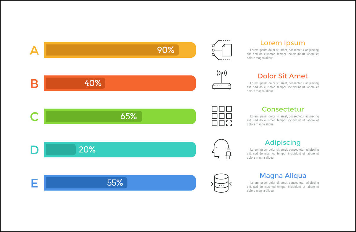 Infographies en liste