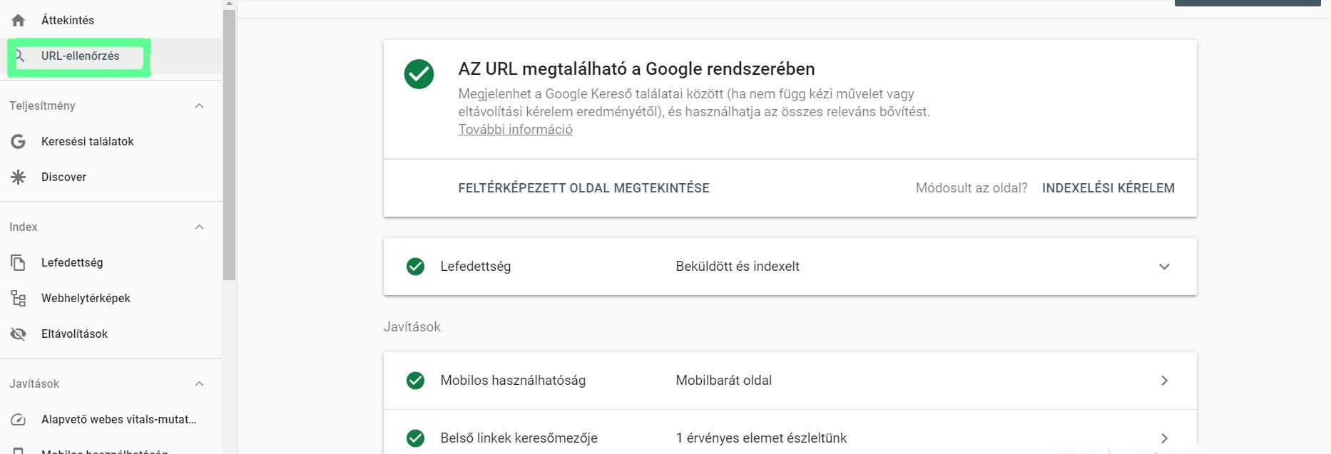 URL-ellenőrzés: mit és mit nem térképeztek fel a Google-robotok?