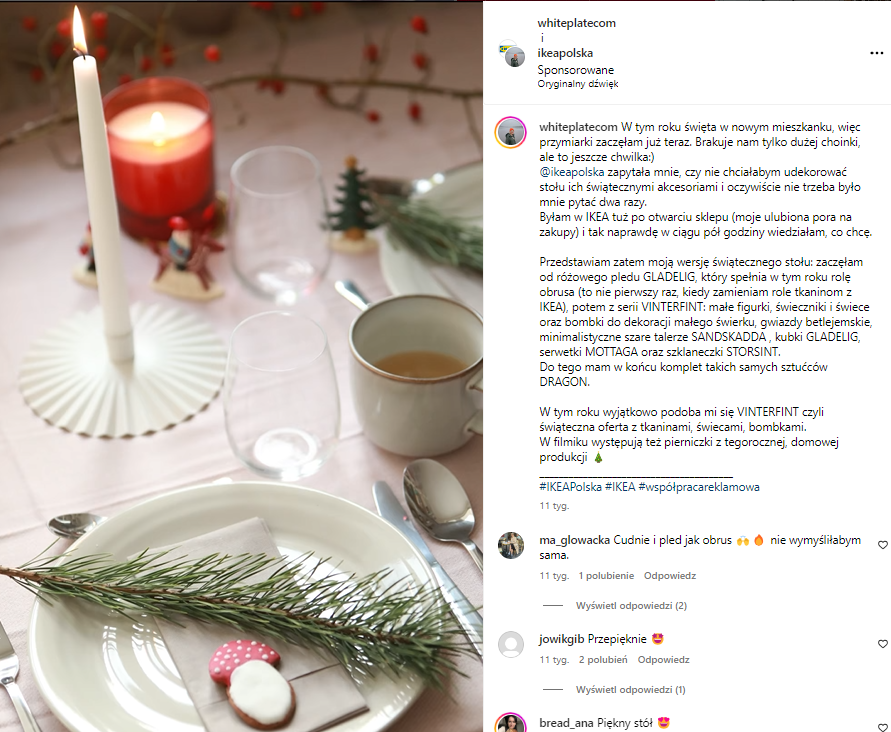 wspolpraca z influencerami marketing szeptany na instagramie